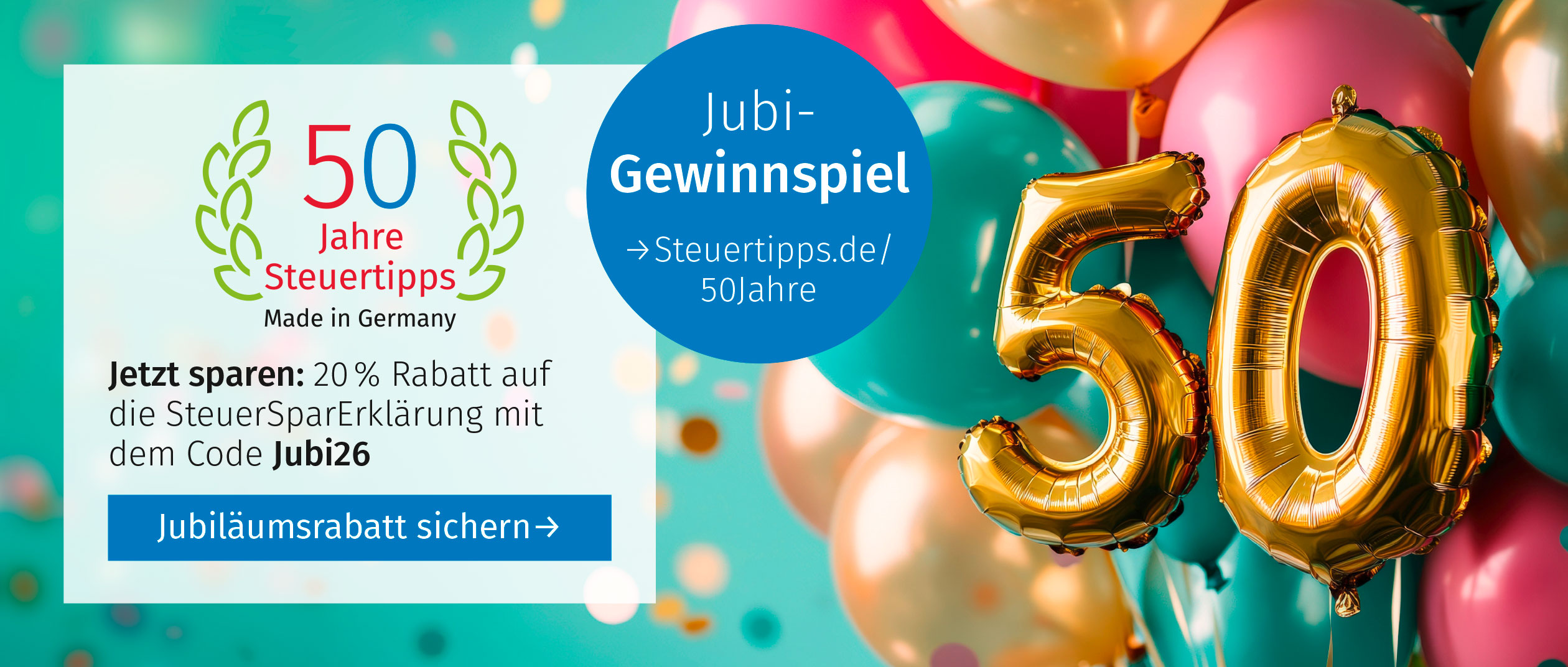 Banner 50 Jahre