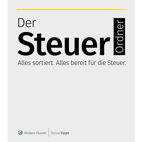 Cover des DINA4-Ordners Der SteuerOrdner