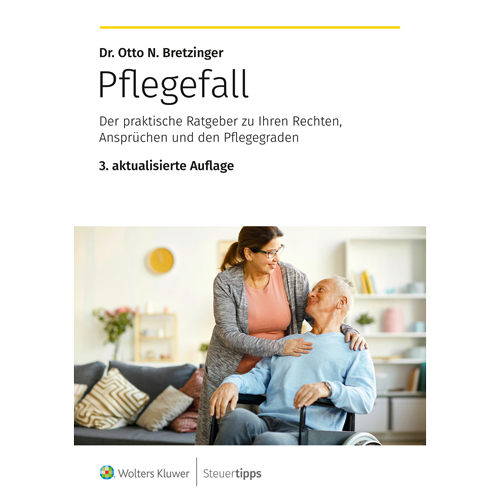 Cover des Ratgebers Pflegefall - 3. Auflage.
