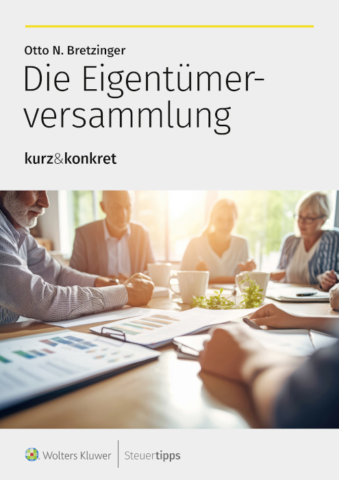 Cover des Ratgebers kurz&konkret: Die EigentÃ¼merversammlung