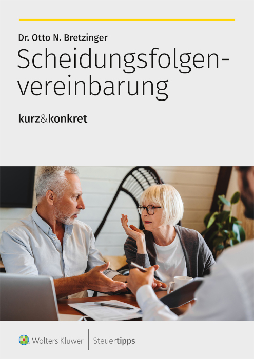 Cover des Ratgebers kurz&konkret: Scheidungsfolgevereinbarung
