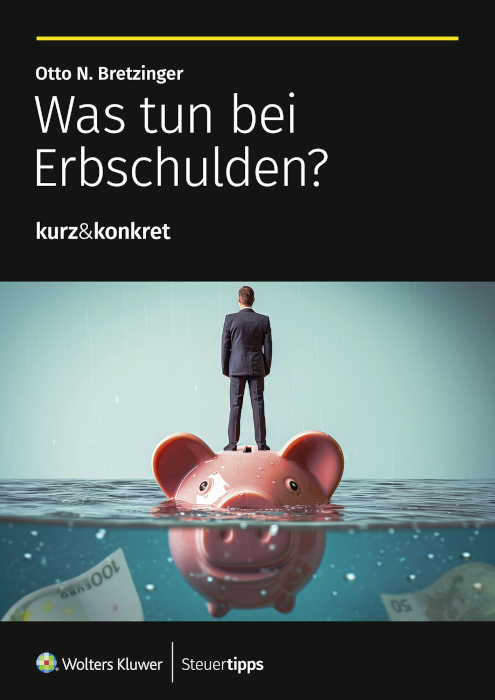 Cover des Ratgebers kurz&konkret: Was tun bei Erbschulden