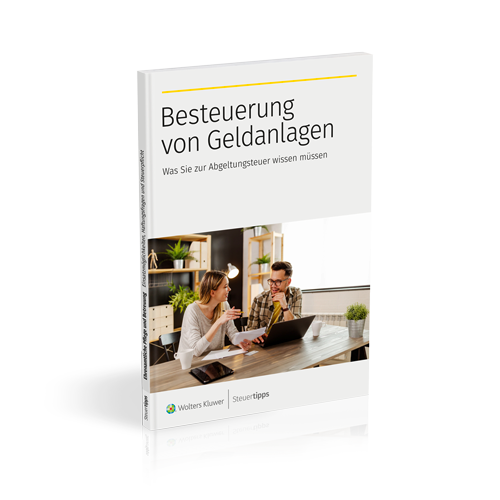 Cover des Ratgebers Besteuerung von Geldanlagen