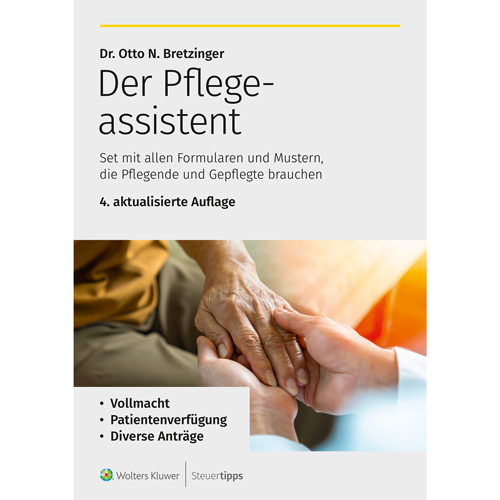 Cover des Ratgebers Der Pflegeassistent - 4. Auflage.