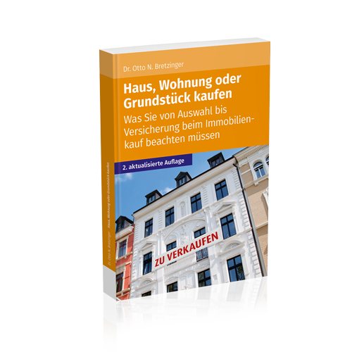 3D-Darstellung des Ratgebers Haus, Wohnung oder GrundstÃ¼ck kaufen - 2. Auflage.