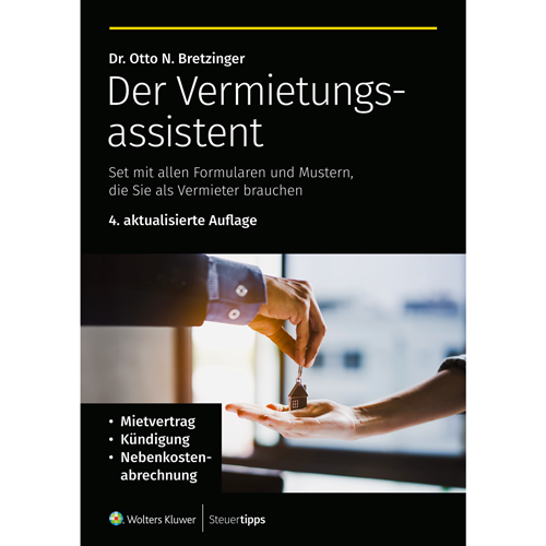 Cover des Ratgebers Der Vermietungsassistent - 4. Auflage.