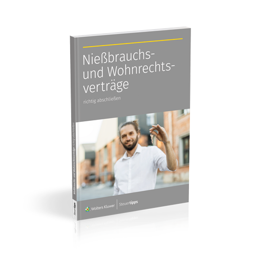 Cover des Ratgebers NieÃbrauchs- und WohnrechtsvertrÃ¤ge richtig abschlieÃen