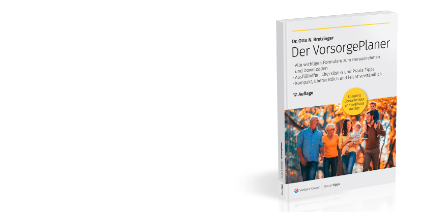 Buch Der VorsorgePlaner mit Formularen, Checklisten und Praxistipps zur persönlichen Vorsorge